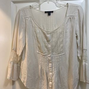 Cream boho top